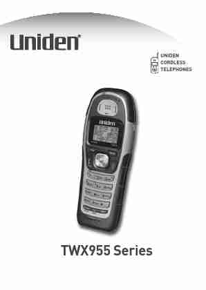 Uniden Cordless Telephone TWX955-page_pdf